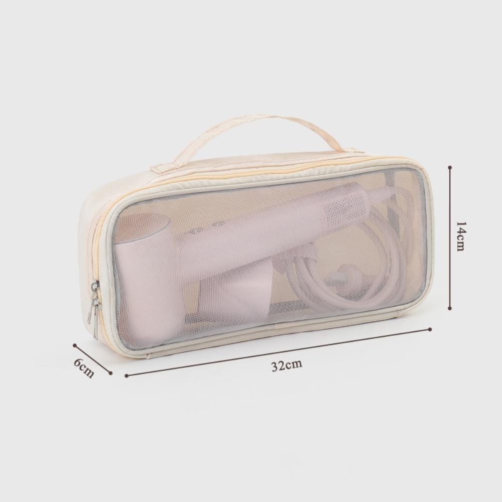 Waterproof Hair Dryer Bag Solid Color Carrying Case Portable Storage Bag  For Airwrap Styler