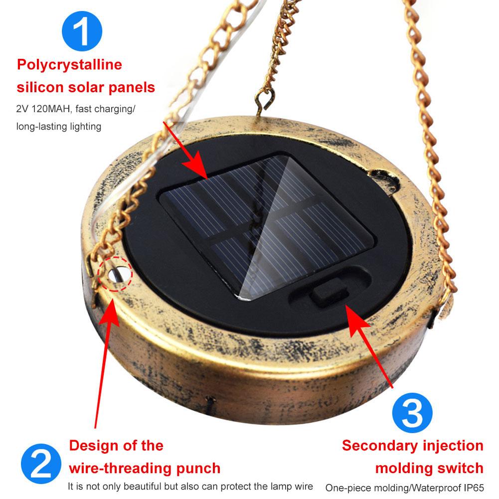 Солнечные Лунные Колокольчики Ветра Уличная Подвесная Декорация Декоративные Садовые Колокольчики Ветра Лунные Колокольчики Ветра Подсветка для Сада Патио Двора