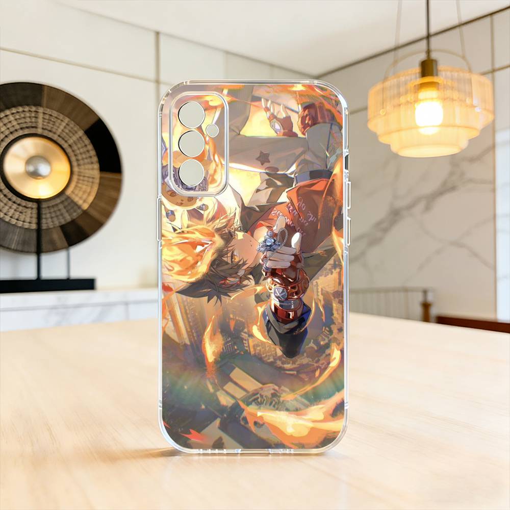 Hitman R-Reborn Tsuna S-Sawada Phone Case Transparent Silicone Soft For SamsungA10,12,20,21S,30,31,40,50,51,52,70,71