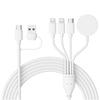 4 In 2 Multi Charging Cable for Apple Watch Charger USB C Cable  Tra Vel Charger Compatible with iPhone 15 14 13 iWatch Series