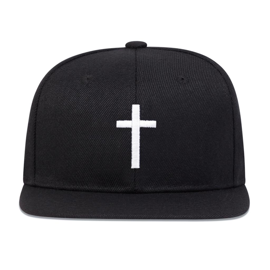 Children Cross Embroidery Adjustable Hip Hop Baseball Hat Spring Autumn Outdoor Leisure Hats Travel Accessories for Boys Girls