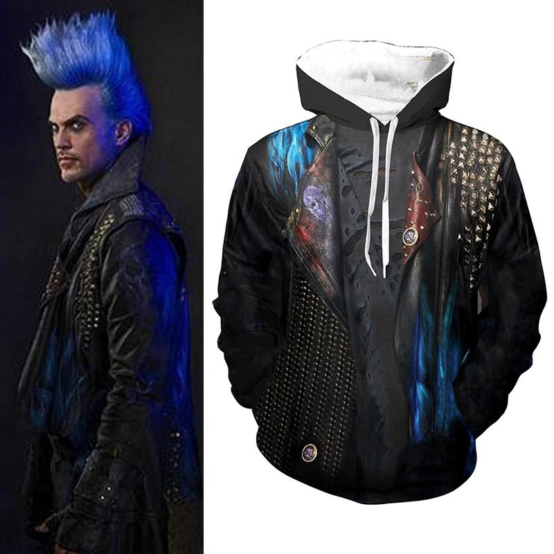 Luxuriously Soft Descendants 3 Hades Hoodie Cosplay Costume For Unisex Comfort