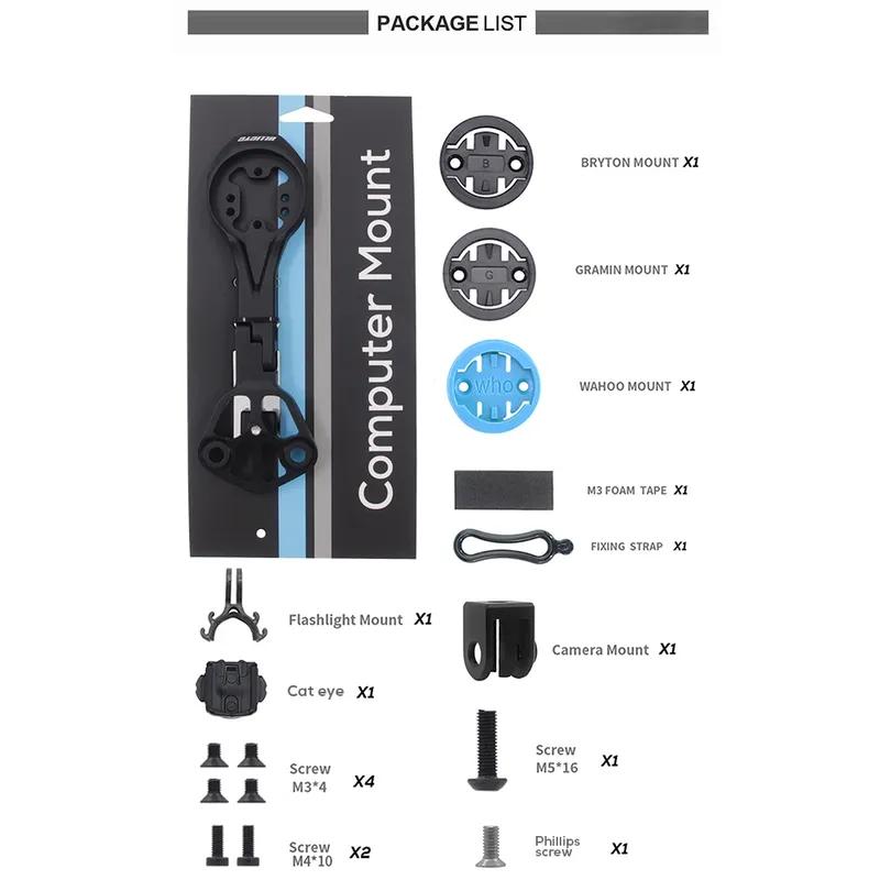 For Pinarello F12 Dogma F MOST Ultra Talon Handlebar Computer Mount Gopro Combo Mount for Garmin Wahoo Bryton Gopro IGPSPORT
