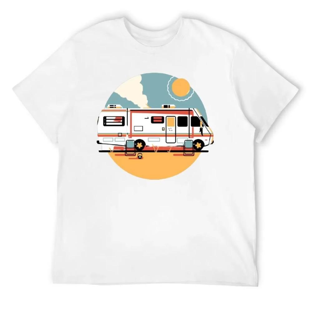 Harajuku Breaking Bad Crystal Ship RV Classic For T-shirt Move Tshirt Premium Humor Graphic Fitness E Size