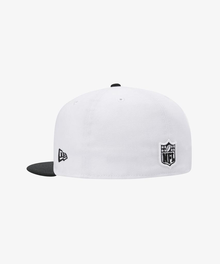 New Era Кепка NFL Las Vegas Raiders Базовая Приталенная All-Tic Белый/Черный 15131687
