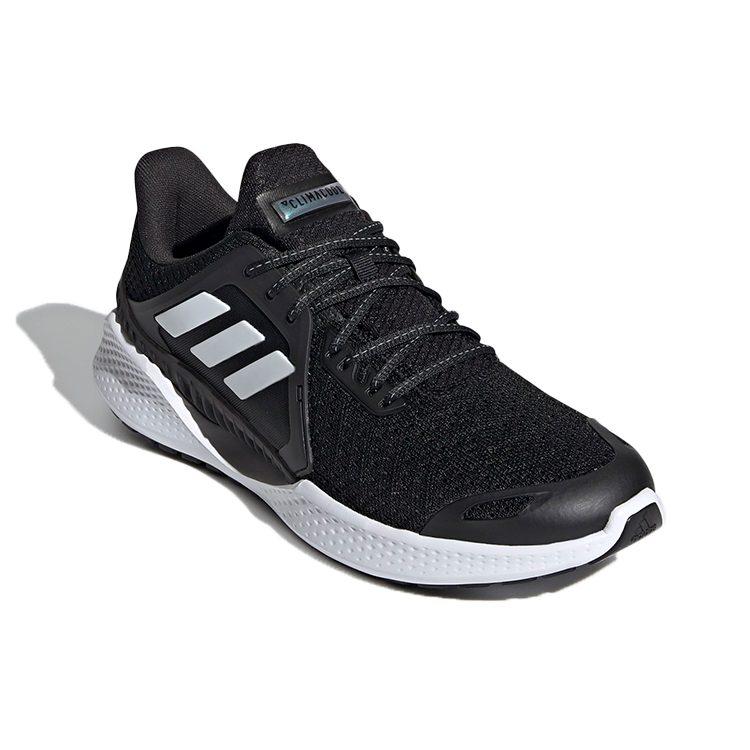 adidas Climacool Vent Ткань Термальные Низкие Повседневные Городские Для Поездок Беговые Кроссовки Унисекс Черный Белый FW1222