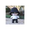 niannyyhouse 15cm Plush Doll Clothes Set: Hat, T-Shirt, and Pants, 3-Piece Set Includes Fisherman's Hat, White T-Shirt, and Jeans, Cotton Doll Clothes