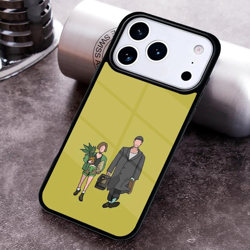 Чехол для телефона Леон и Матильда для iPhone 17 16 15 Pro Max Air 14 13 12 11 Plus Ударопрочный Чехол Capa