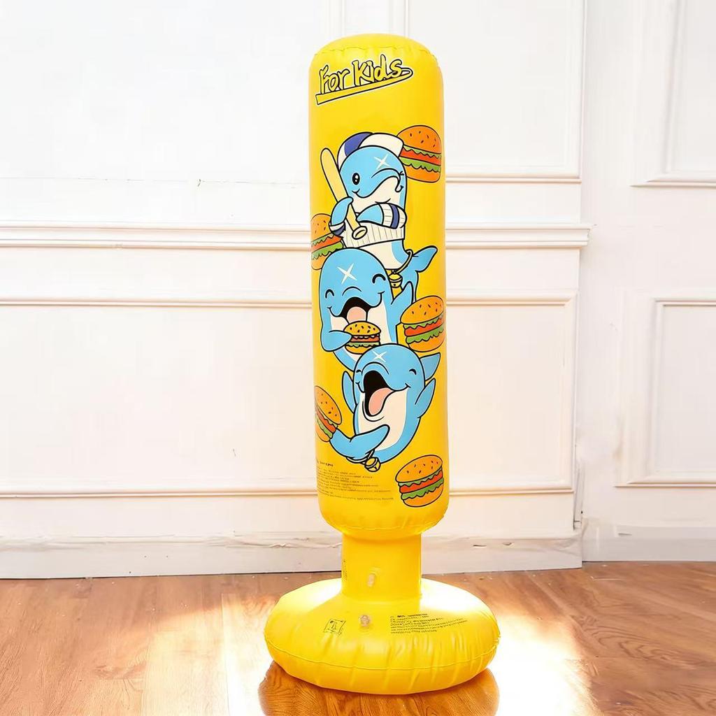 Inflatable Freestanding Punching Bag for Home Boxing and Kids' Taekwondo Training