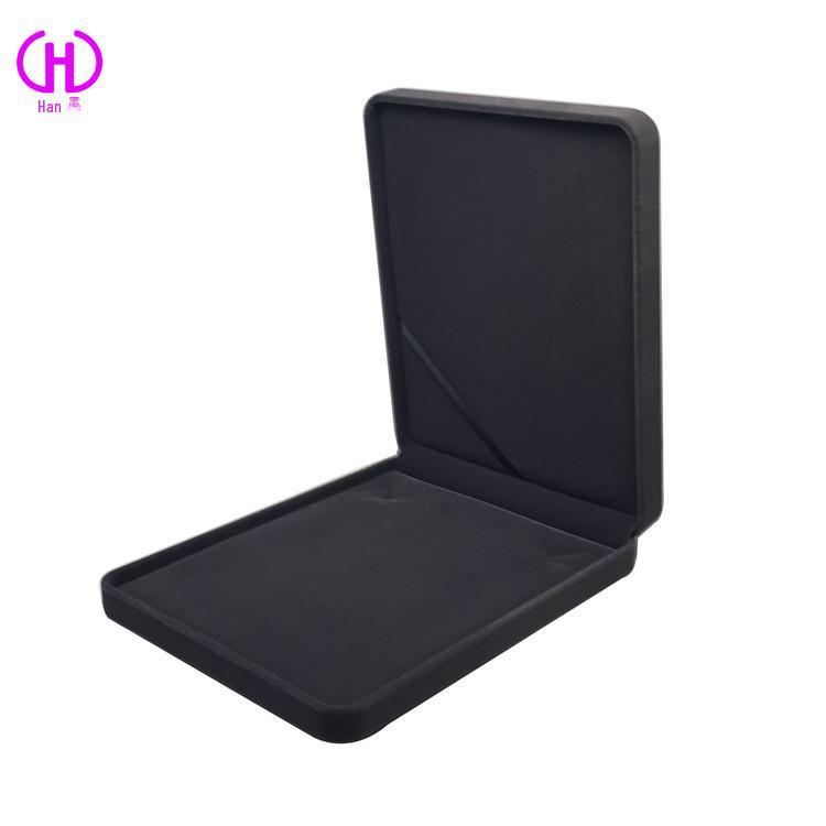 Подарочная коробка для ожерелья из фланели в европейском стиле для длинных ювелирных изделий из жемчуга