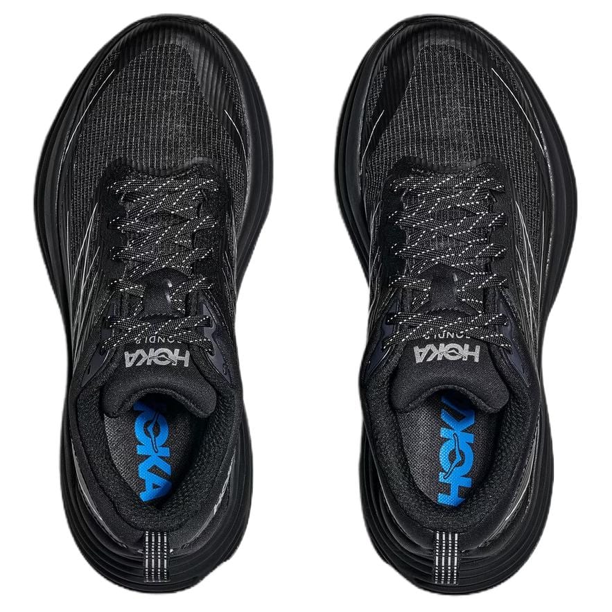HOKA One One Bondi 8 Текстиль, Синтетическая кожа Низкие Повседневная Обувь для бега Унисекс Черный 1155391-BKSV