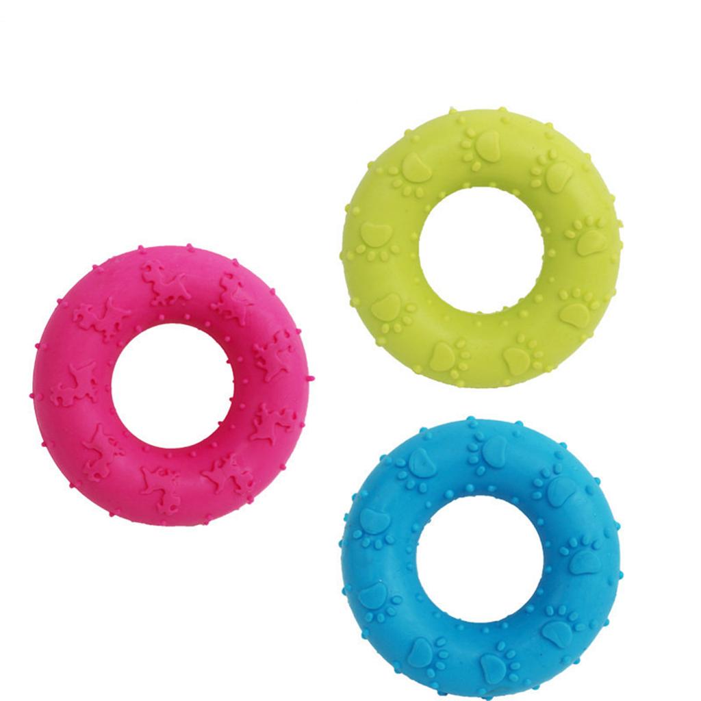 Pet Toy Donut Footprints Dog Training Toy Dog Toy Training