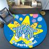 Bananas In Pyjamas Classic Round Rug for Livingroom,Bedroom, Palyroom, Chair Rug, Area rug, Circle Carpet, Fan Christmas gift
