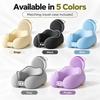 Memory Foam Travel Pillow U Shaped Neck Support Pillow with Carrying Case Portable Cushion for Airplane Car Office Trips