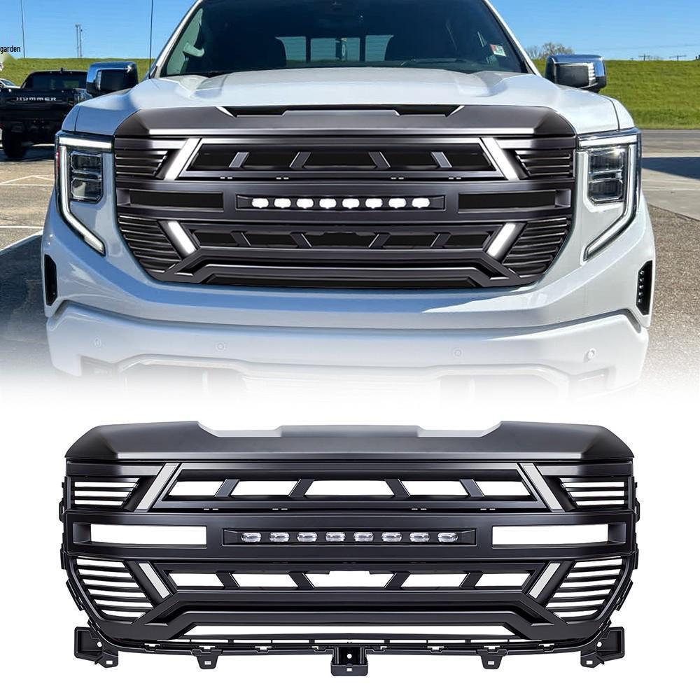 2022-2025 Sierra 1500 Battle Axe Style Grille Car Modification Accessory