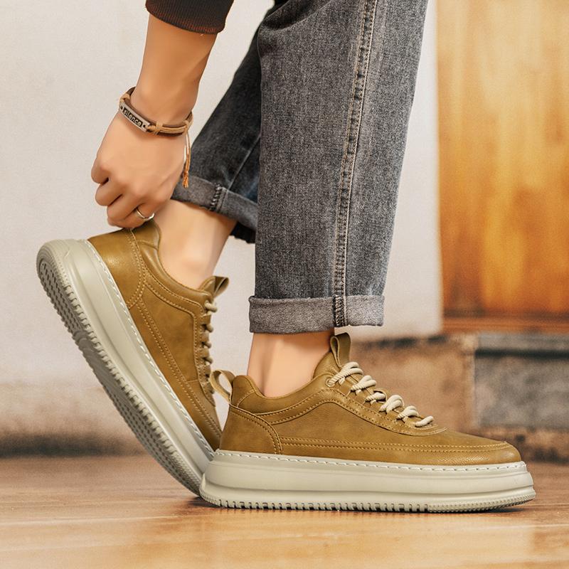 Модные мужские туфли для сноуборда, увеличивающие рост, минималистский стиль моды, для отдыха на открытом воздухе, для прогулок, для офиса, для молодежи, качественная обувь