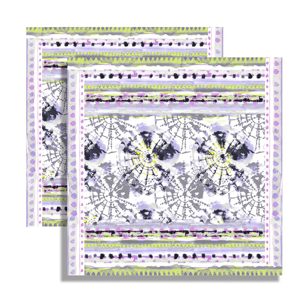 70 * 70 Солнцезащитный маленький квадратный шарф с большим принтом, женский шелковый шарф, тонкий легкий солнцезащитный шарф, повязка на голову