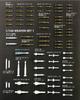 Platts Aviation Armament Series Current Aircraft Weapon Set 1 Regular Bomb Missile Plastic Model 1/144 & '50- AW-1