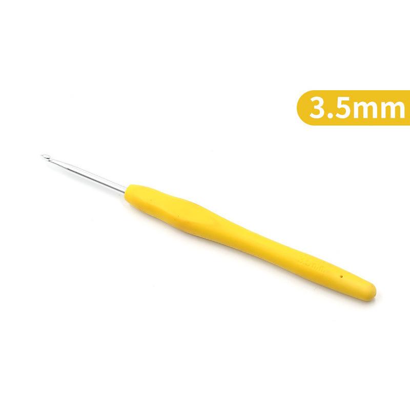 Набор инструментов для вязания крючком с мягкой ручкой для домашнего хозяйства, спицы для вязания свитеров, вязание крючком своими руками, сумка для шарфа, игла с двойной головкой для шерсти