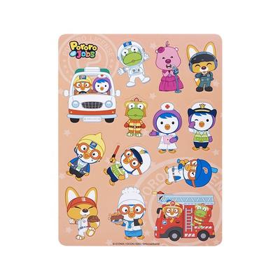 B & C собирает Pororo Pororo Jobs, 1, 14 деталей, Лучшая головоломка для малышей в Корее