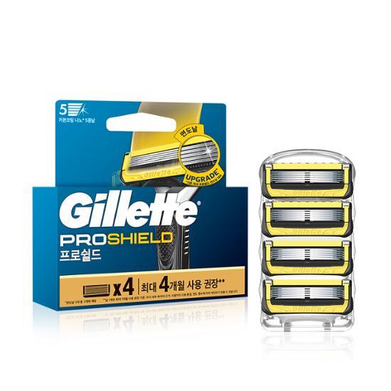 Gillette ProShield Yellow Razor Blades (4 Packs)