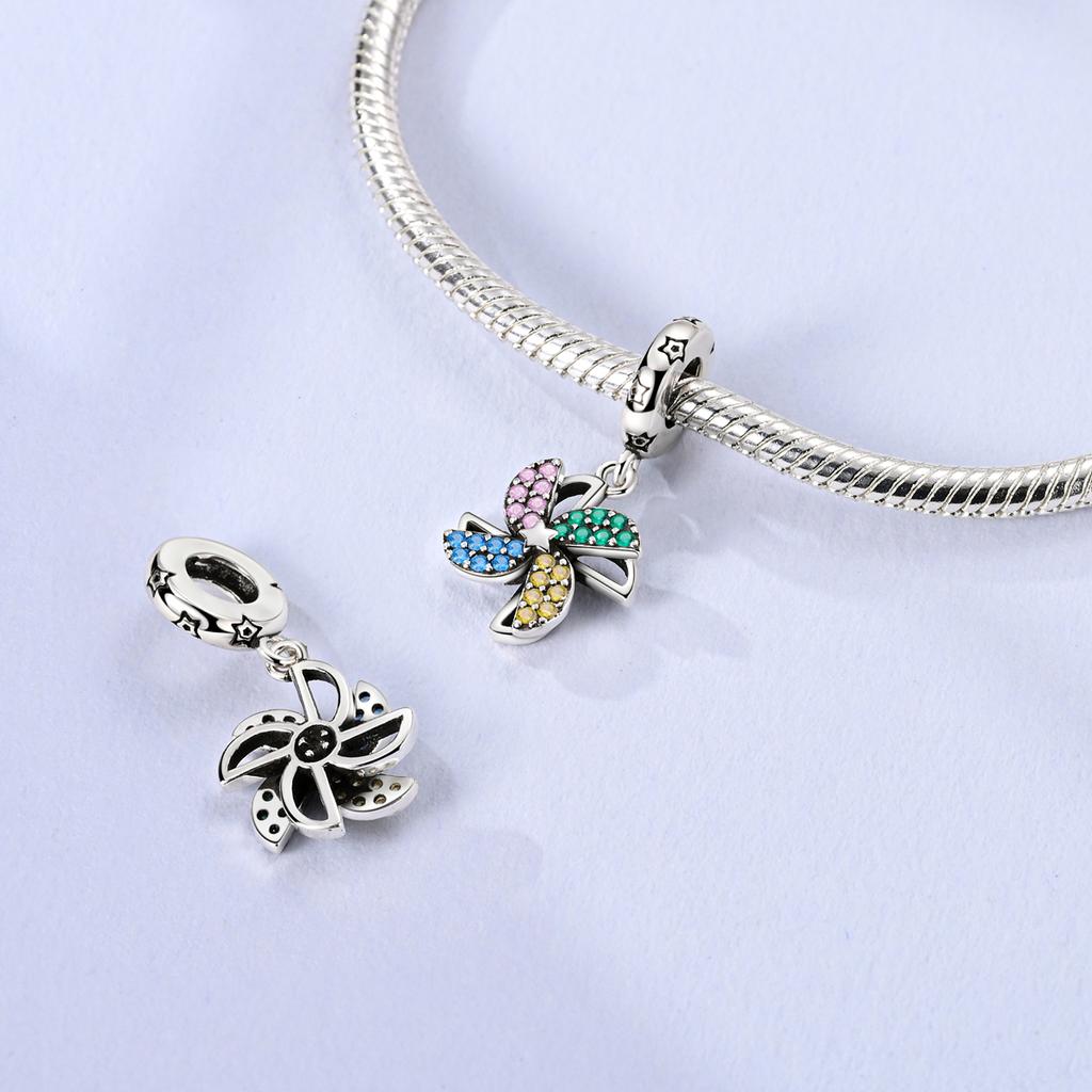 New Charms Copper Sun Windmill Carriage Owl Bead Fit Original Pendant Bracelet Diy For Woman Jewelry