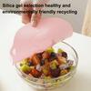 5Pcs Silicone Lid Set for Bowls Pots Microwave Safe Food Covers Multi-Size Leakproof Container Lids with Hanging Holes