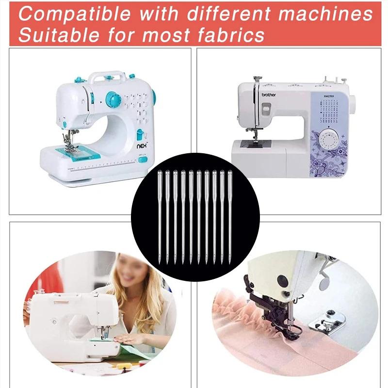 20 шт. Иглы для швейной машины Джинсовые Универсальные Обычное острие Иглы для шитья Шариковая головка для принадлежностей для домашней швейной машины