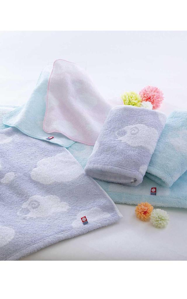 Подарочный набор полотенец Имабари Банное полотенце Полотенце для лица Салфетка Коробка Подарочная коробка Сделано в Японии Подарок 1 для лица 1 полотенце (Пушистая овечка, Полотенце, Носовой платок)