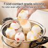 Форма для варки яиц пашот, термостойкая силиконовая пароварка, чашка для яиц всмятку, средней и вкрутую, гаджет для приготовления яиц на открытом воздухе, подходит для всех кастрюль