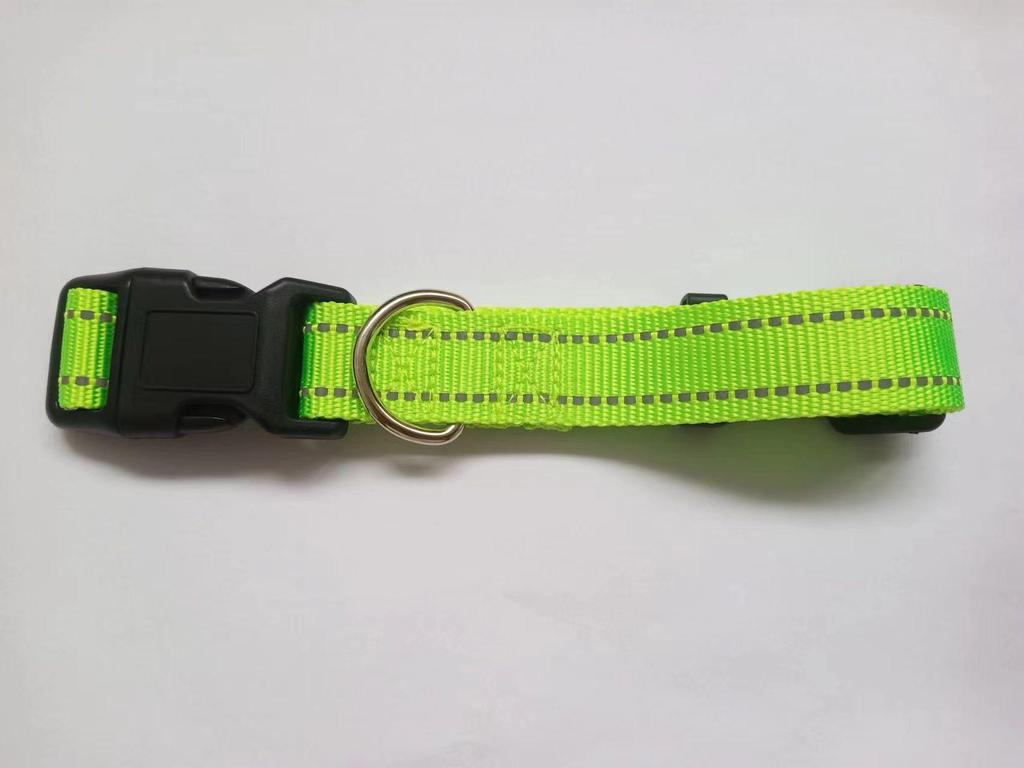 «Регулируемый светоотражающий нейлоновый ошейник и поводок для маленьких/средних собак»