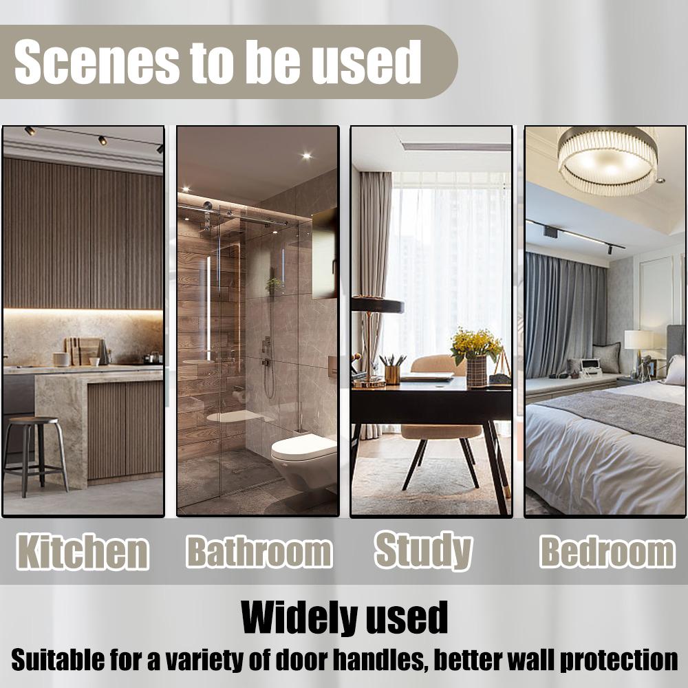8/1 шт. Ручки Дверные Ограничители Прозрачный Непробиваемый Дверной Ручки Буфер Защита Стены Анти-Столкновения Мебель Стены Защитная Накладка