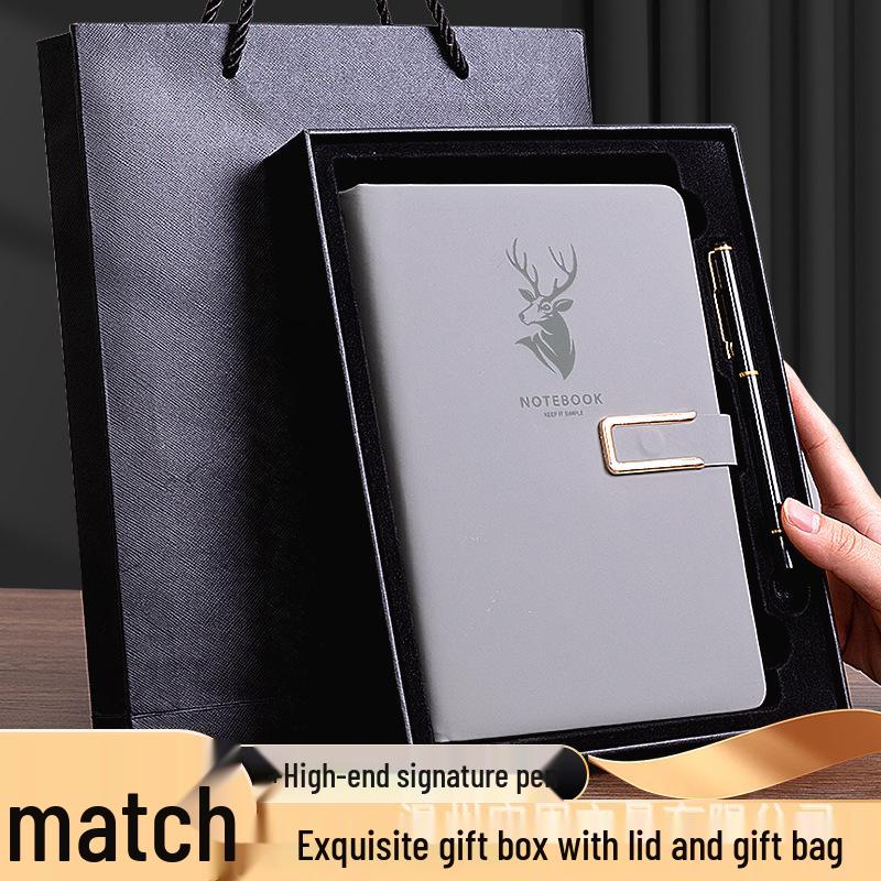 Personalized A5 Business Notebook with Logo - Thick Notebook for Office, Meetings, and Diary Use