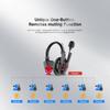 Synco Xtalk XPro9 9-Person Wireless Intercom Headset System 2.4G Wireless Headset with Microphone
