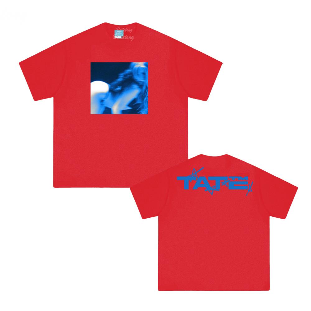 Тейт МакРей Новый Альбом TITFORTAT Футболка Летняя Хип-хоп Певица Тот же Стиль Футболка 100% Хлопок Одежда Топы