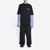 Balenciaga Political Campaign Layered T-Shirt 'Black' Men's 698631TKVJ11070