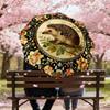 1PC Hedgehog Floral Umbrella-8-Rib Reinforced, Automatic Open, Lightweight & Durable, Cute Fashion Accessory for Outdoor-K1271