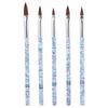 5pcs Nail Painting Drawing Brush Home Salon Portable DIY Nylon Hair Nail Art Brush Set
