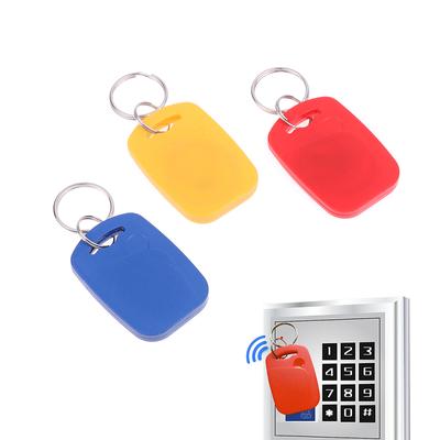 IC + ID RFID Двойные 125 кГц и 13,56 МГц Брелоки Em4100 S50 Чип Смарт-карта Токен Кольцо-брелок Контроль доступа