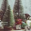 1PCS 6/8/10/15cm Christmas Tree New Year's Decoration Products Mini Christmas Tree Fake Pine Tree Christmas Decoration