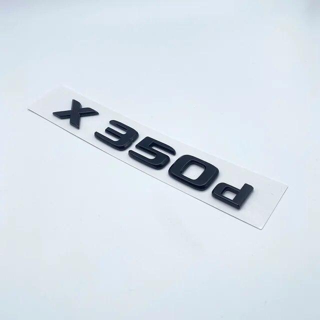 3D глянцевые черные буквы X250d X350d 4Matic Etition 1 эмблема для Mercedes Benz X, значок на крыло автомобиля, табличка на багажник, наклейка с логотипом