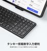 Omikamo Foldable Keyboard Bluetooth Wireless iPad Keyboard with English Layout and Numeric Keypad Registers 3 Devices Compatible with iOS Windows