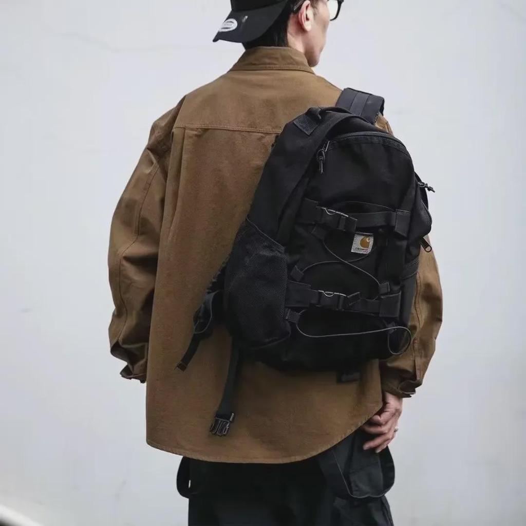 Japanese Retro Solid Color Men's Casual Work Shirt - Spring/Fall Loose Basic Style Jacket