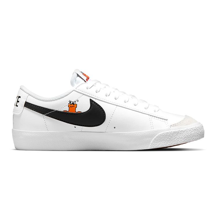 Nike Детские кроссовки Blazer Low 77 GS The World Is Your Playground Белый Ярко-Малиновый Стадионно-Зеленый DJ5201-106