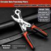 Multi-functional Punch Pliers Round Hole Oval Hole DIY Tool Watchband Strap Household Leathercraft Leather Belt Hole Punch Plier