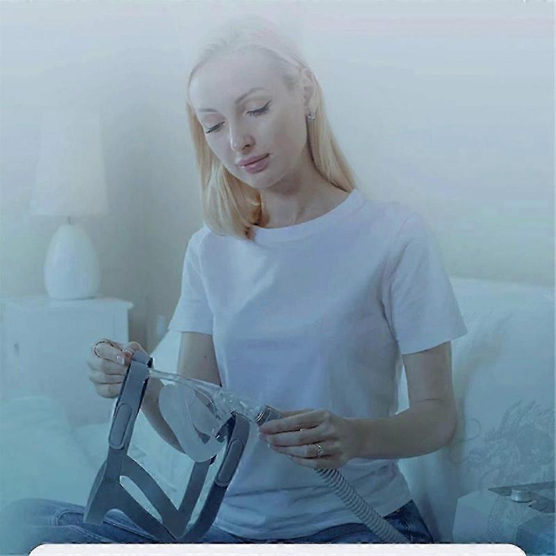 Полнолицевые CPAP-маски с головным ремнем, локтевым шарниром и подушкой для терапии апноэ сна и оборудования для дыхательного аппарата