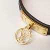 LOUIS VUITTON M4150 Brasserie Logomania Monogram Canvas Bracelet 17 Brown / GoldUsed