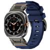 Silicone Sport Band for Samsung Galaxy Watch Ultra 47mm 2025 Stainless Steel Metal Bracelet for SAMSUNG GALAXY ULTRA 47MM Correa