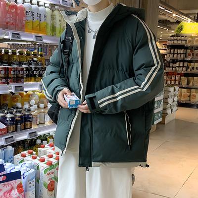 Короткая одежда с хлопковой подкладкой, зимние куртки с хлопковой подкладкой, мужская одежда с капюшоном с хлопковой подкладкой, модная одежда для хлеба, то же самое для мужчин и женщин