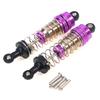 2Pcs Metal Front&Rear Universal Shock Absorber For Wltoys 124019 144001 Rc Car